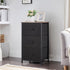 Somdot Small Dresser for Bedroom - 3 Drawers Storage Chest with Removable Fabric Bins for Closet, Black