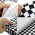 Oomcu 200 Sheets Black and White Checkered Dry Waxed Deli Paper Sheets, 11.5''x11.5'' for Food Wrapping