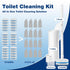 70 1 Pack. Disposable Toilet Brush with Toliet Wand Refills, Toilet Brush and Holder, Wall-Mounted Toilet Bowl Wand