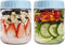 SHOWIN Overnight Oats Containers with Lids, 16oz Glass Jars with Lids 2