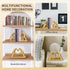 Kityemo Gold Decorative Bookends for Shelves, Heart Hands Book Ends Sculpture Aesthetic Decor for Bedroom Living Room