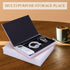Set 3 XKDOUS of Linen Decorative Books with Gold Foil Cover Faux Book Storage Box for Coffee Table, Bathroom Shelf