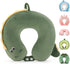 Niuniu Daddy Crocodile Kids Travel Neck Pillows for 3-8 Years Old, Soft