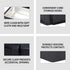 12V 1.6 (1.5 6 (1.8m) 300F (149C) Koolatron Heating Lunch Box Stove, Qt L) Black ft Power Cord Heats to Built-In Cord