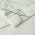 VOGOL White Valances for Small Windows, Flowers Embroidered Window Valances for Kitchen Living Room, 52 x 18 Inches