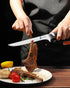 TUO Boning Knife, 7 inch Fillet Knife, German HC Steel Blade for Poultry & Fish, Full Tang Pakkawood Handle, BLACK HAWK