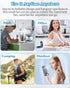 Portable Fan Rechargeable, Handheld 4000mAh Battery Operated Fan with Digital Display, Mini Pocket Fan for