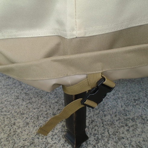 Vanteriam Waterproof Bench/Loveseat Cover, Large Outdoor Furniture Covers Waterproof for Loveseat/Bench.