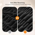 Cozy 50x60 inch, BEDELITE Faux Fur Black Throw Blanket for Couch - Super Soft & Plush Striped Blanket for Sofa and Room