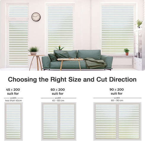 Coavas Window Privacy Film: Frosted Glass Decorative Window Clings, Opaque Static Cling, Heat Insulation, Sun Blocking