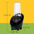 Yonanas Personal Blender with 13.5-Ounce Portable Cup and Drinking Lid, 300-Watts, BPA Free, Black for Smoothies