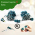 300 Count (3X100) 79.5ft Clear Christmas Lights - Mini Incandescent Warm White String Lights UL Connectable for Indoor