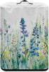 Air Fryer Oven Dust Cover, Insulated Kitchen Appliance Cover with Top Handle and Storage Pockets, Blue Green Floral