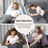 AS AWESLING Shredded Memory Foam V Pillow, V Pillow for Neck and Shoulder Pain, Neck Support Pillow for Sleeping, Body