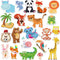 Window Clings Stickers for Kids: Thick Gel Clings for Classroom Home Nursery Airplane Birthday Party Supplies