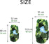 20x35 Inch 3D Moss Rug,Shag Carpet Leaf Area Bathroom Rugs Non Slip Bath Mat Tufted Rug,Ultra Soft Washable Children