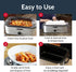 PanSaver Cooking Liners - Disposable Electric Roasting Pan Liners for Instant Cleanup, Foil, 2 Count