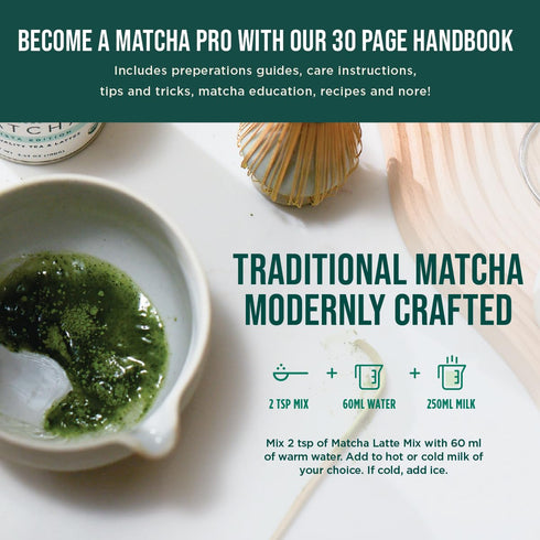 Jade Leaf Matcha Traditional Starter Set - Bamboo Whisk, Scoop, Stainless Steel Sifter, Japanese Tea Set