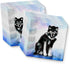 Wolf Birthday Party Supplies Set, Plates Napkins Cups Tableware Kit for 16