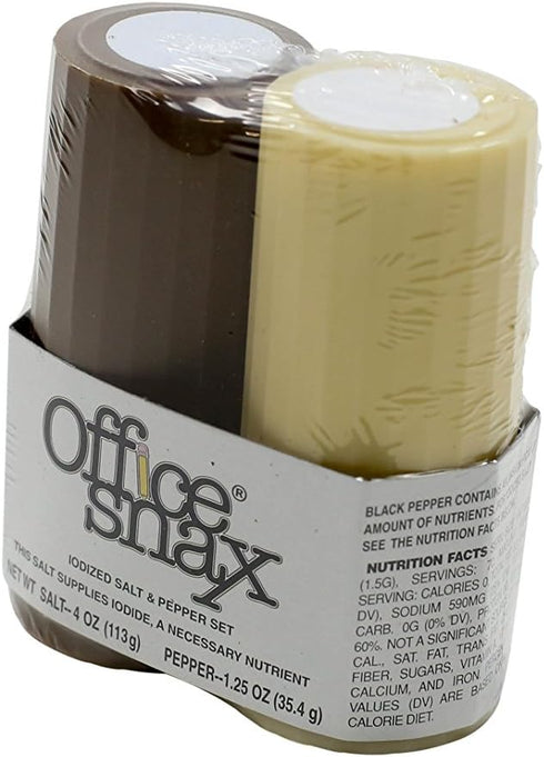 OFX00057 Salt and Pepper Shaker Set, 4-Ounce Salt Shaker and 1.25-Ounce Pepper Shaker