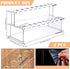 20 16 2 Countertop, 9.45''L 4.72''H 3.94''W Menkxi Pcs Beadable Wine Bottle Stoppers and Slot Clear Acrylic Tier Riser
