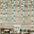 Cheerland Sage Green Garland Mint Blue White Circle Polka Dots Streamer Hanging Party Decorations for Kids Birthday