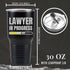 Onebttl Stainless Steel Tumbler 30 OZ - Perfect Lawyer Gifts for Men & Law School Students, Ideal for Birthdays