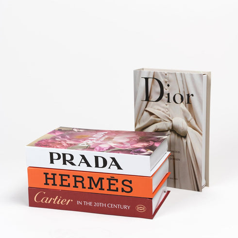 Weawilson 4 Set Pcs Decorative Faux Books for Home Decor Modern Fake Books for Coffee Table, Bookshelf & Bedroom