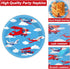 50 Set 200PCS Qyeahkj Guests Airplane Plates and Napkins Party Supplies Plane Party Decorations Disposable Tableware