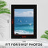 15 Pack 12x16 9x12 Black Picture Mats, Frame Mattes for Pictures Display Photo Frame Mat Core Bevel Cut Mat Board Show