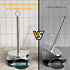Silver Stainless Steel Paper Towel Holder Countertop, Weighted Anti-Slip Base for Standard & Jumbo Rolls