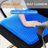 Gel Seat Cushion, Large Cooling Honeycomb Chair Pad with Non-Slip Cover for Home Office Chair, Car Seat