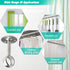 Creatyi Heavy Duty Closet Rod Brackets, Ceiling-Mount Brackets for 1 1/4 Inch Rod (4 PCS, Silver)