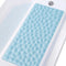 OTHWAY Non-Slip Bathtub Mat - Soft Rubber Bathroom Bathmat with Strong Suction Cups (Lake Blue, 16x31.5 inch)