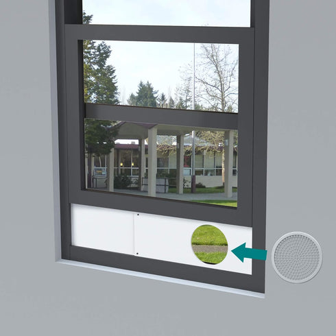 Daisypower Portable Air Conditioner Window Kit, Adjustable Seal Panels for Sliding Windows with 5" Diameter Hose