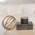 LAMOUR HOME DECOR Set 3 Books for Decoration - Home Decor Faux Book Stack with Gold Foil Stamping - Minimalist