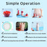 Mini Blender for Smoothies and Milkshakes, Portable Rechargeable Personal Size Blender, 11 oz with 4 Blades (White)