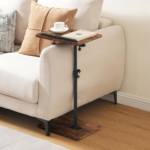360 ETRB4501 MAHANCRIS TV Tray Table, Height Adjustable TV Trays with Swivel, Space-Saving Side Table for Couch