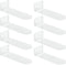 IEEK Floating Shoe Display 8 Pack,Levitating Acrylic Shoe Shelf for Wall,Clear Wall
