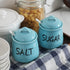 '-12 oz Set, Counter, Salt and Sugar Bowls with Lid and Spoon Ceramic Salt and Sugar Cellar Salt and Sugar Containers