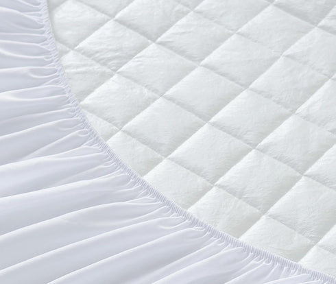 Elif Home Goods 2 Pack (2 Pack) Crib Size Waterproof Mattress Protector, Quilted Cooling Fitted Bed Mattress Cover Pad