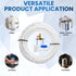 25 FT Refrigerator Water Line Kit for Ice Maker, Freezer, Humidifier, Water Filtration System with Quick Connect Valve