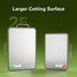16''11'', 304 Stainless Steel Cutting Board Double Sided Steel Cutting Board for Meat, Vegetables & Fruits, Heavy Duty