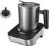 FUNLAVIE 4-in-1 Electric Milk Frother and Steamer, 400ml(13.5oz) Stainless Steel Pitcher with Auto