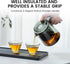 Glass Teapot with Removable Glass Infuser, 17oz/500ml Teapot Kettle for Blooming and Loose Leaf Tea Maker