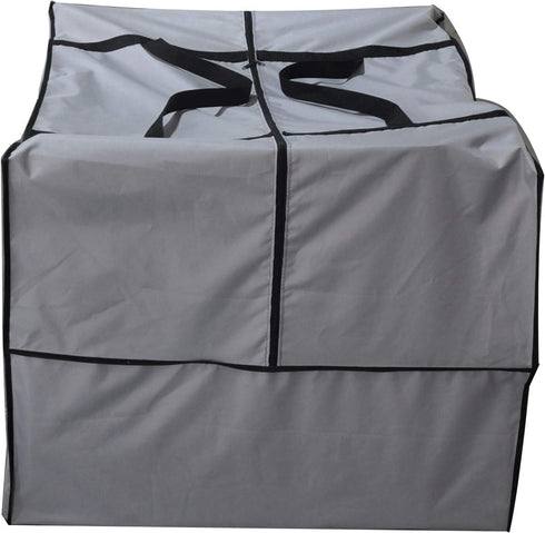 acoveritt Outdoor Square Cushion/Cover Storage Bag, Protective Zippered Storage Bags with Handles, 32''L