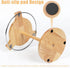 Sunglasses Organizer with 360 Rotating Display, Eyeglasses Rack, Wood Base for 12 Pairs of Eyewear for Desk Dresser