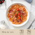 MALACASA 8.85" Large Pasta Bowls, 42 OZ White Salad and Soup Bowls Set of 4, Microwave & Dishwasher Safe