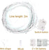 Tomanwai 6FT 48 Lighted Birch Garland LED Battery Operated with Timer for Christmas Fireplace Mantle Table Decoration