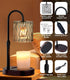 GOIUEDBZ Dimmable Candle Warmer Lamp Electric Timer: Candles Warming Lamps - Height Adjustable Burner Jar - No Flame